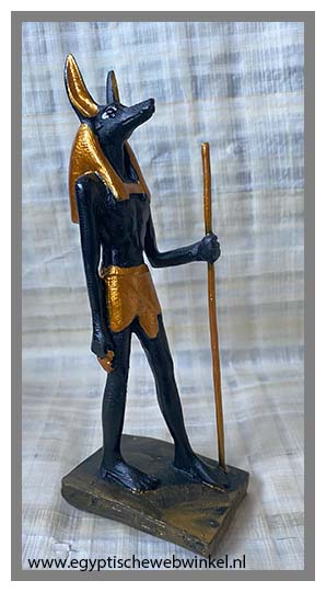 God Anubis statue