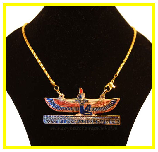 Winged Isis necklace 2