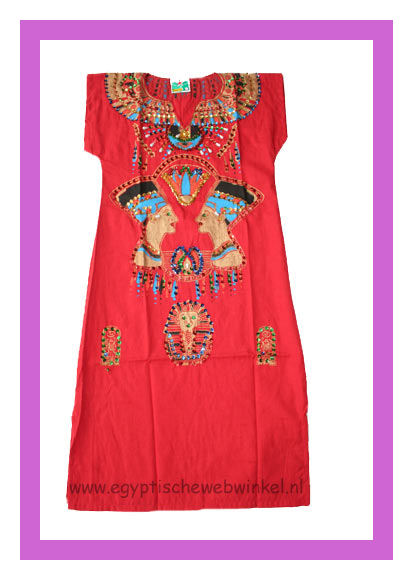 Nefertiti rode jurk
