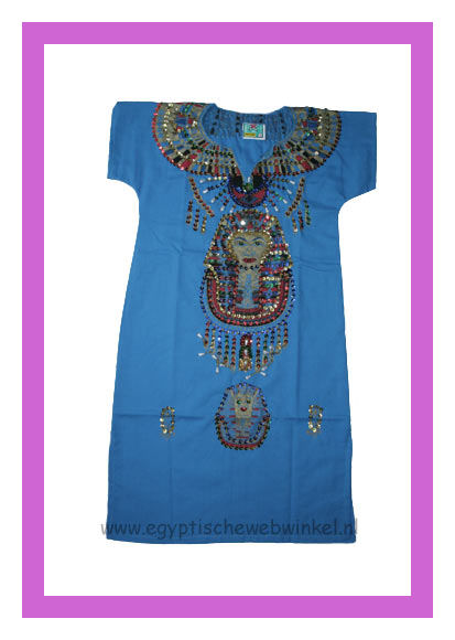 Tutanchamon blue dress