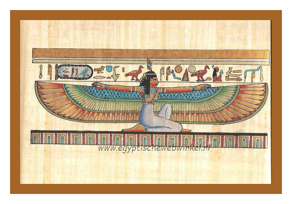 Goddess Maat papyrus