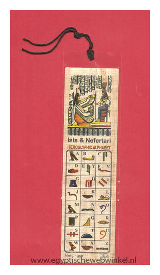 Isis en Nefertari boekenlegger