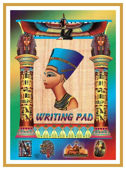 Nefertiti writing pad A4