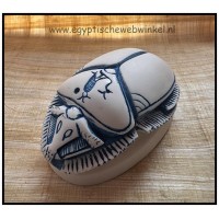 Blauw scarabee steen B Blauw scarabee steen B