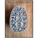 Blauw scarabee steen B Blauw scarabee steen B