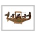 Egyptische begrafenis houten boot