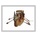 Egyptische begrafenis houten boot