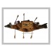 Egyptische begrafenis houten boot