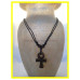 Donkere goudkleurige Ankh ketting