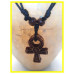Donkere goudkleurige Ankh ketting