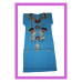Nefertiti blauwe jurk