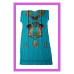 Nefertiti blauwe jurk