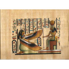 Godinnen Isis en Maat