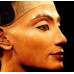 Nefertiti zilveren hanger met echte stenen