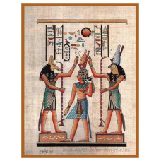 Horus en Anubis Crowning Ramses II