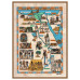 Plattegrond van Egypte papyrus