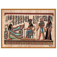 Isis, Ma'at, Horus en Nefertari Papyrus