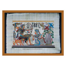 Toet jacht op vogels papyrus
