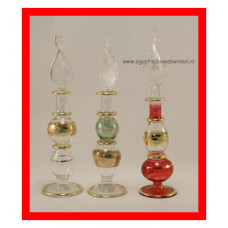 Piramide parfumflesjes set