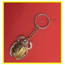 Sleutelhanger gele scarabee