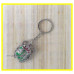 Sleutelhanger groene scarabee