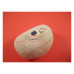 Scarabee zilveren hanger donker blauw