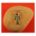 Ankh zilveren hanger Met stenen
