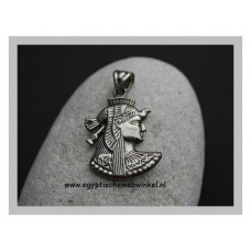Cleopatra zilveren hanger