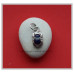 Scarabee zilveren hanger met lapis stenen S