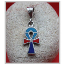 Ankh silver pendant with stones 3