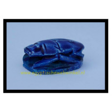Blauwe scarabee steen