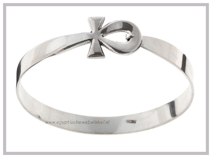 Silver Ank bracelet