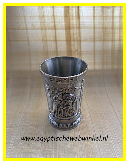 Luxury silver pharaohs drink cups