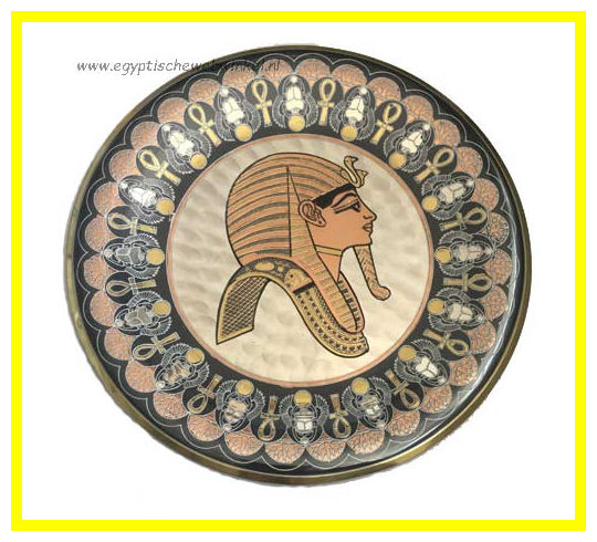 Tutankhamon copper wall plate 2
