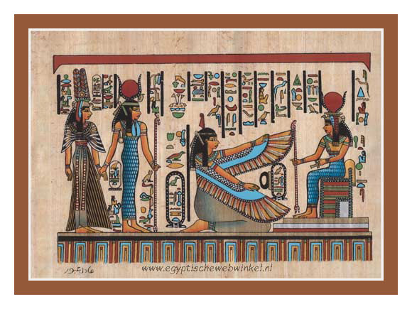 Godin Isis, Hathor en Maat