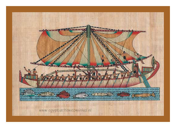 Vissersboot papyrus
