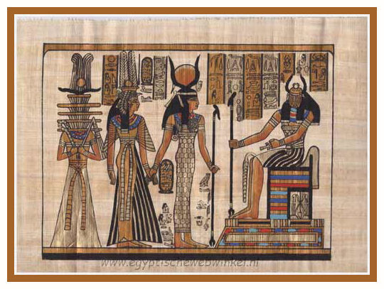 Queen Nefertari and Goddess Isis