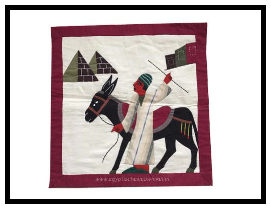 Arabesque Egyptenaar met zijn paard