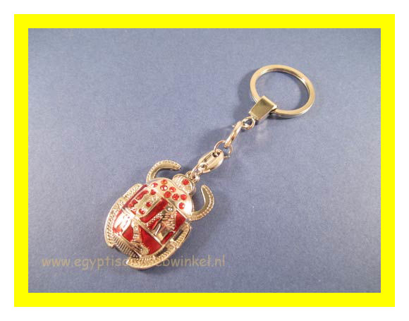 Key scarab with red stones