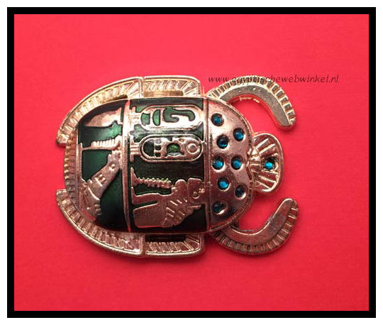 Golden green scarab k