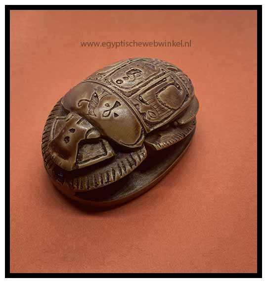 Brown scarab stone Luxor