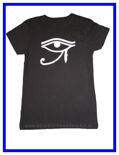 Horus oog T-shirt (zwart)