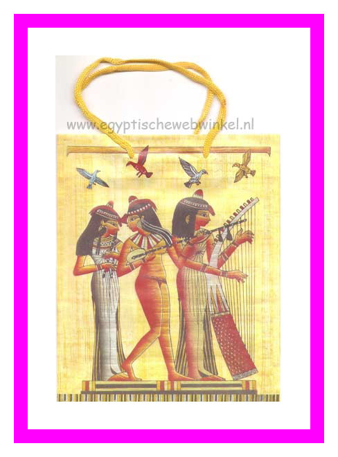 De Egyptische muzikanten cadeautasje